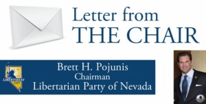 Letter from Nevada Chair