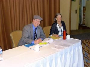 James Ogle alongside Joy Waymire in 2012