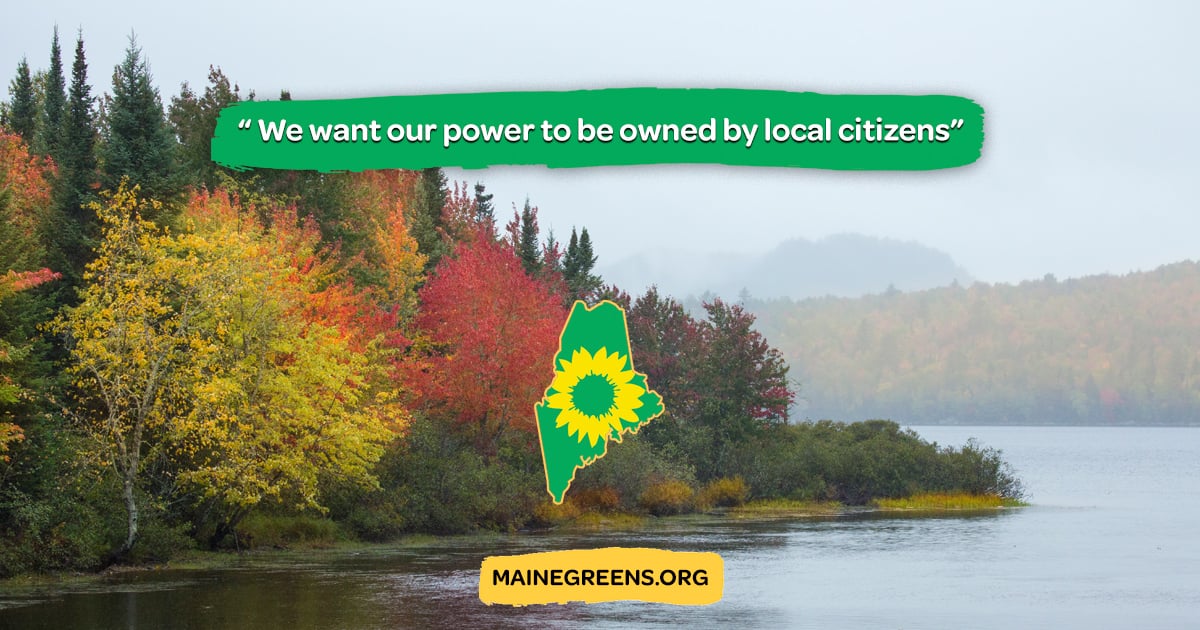 Greens oppose Central Maine Power corridor
